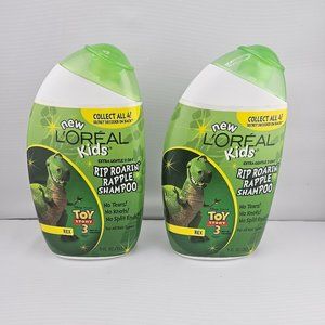Loreal Kids Toy Story Rex Rip Roarin Rapple Shampoo 9oz ( 2pcs)
